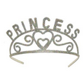 Glittered Metal Princess Tiara